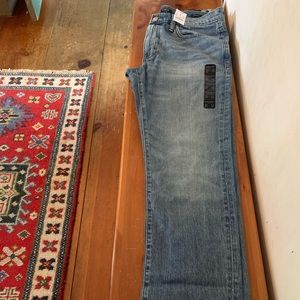 JCrew Men’s Jeans. New with tags. 33x32 straight vintage flex.